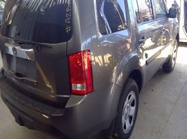 2012 HONDA PILOT, GRAY, LX, 3.5L, AT, FWD,  A25081